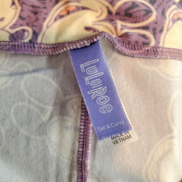 Disney Mickey Mouse Disneycore Kidcore Y2K Leggings | LulaRoe Tall & Curvy - Picture 4 of 5